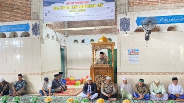 Isra Mi’raj Desa Gattareng, Wabup Soppeng Ingatkan Jaga Ketertiban Masyarakat