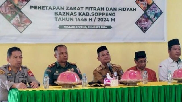 Pemkab Soppeng Tetapkan Zakat Fitrah dan Fidyah, Ini Nilainya
