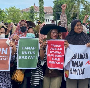 Ratusan Petani di Polongbangkeng Takalar Tolak Perpanjangan HGU PTPN XIV