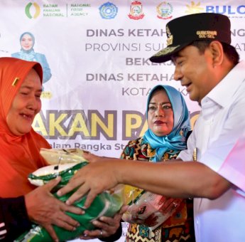 Buka Puasa di Lego-lego, Pj Gubernur Sulsel Bagikan Beras untuk Warga Kurang Mampu