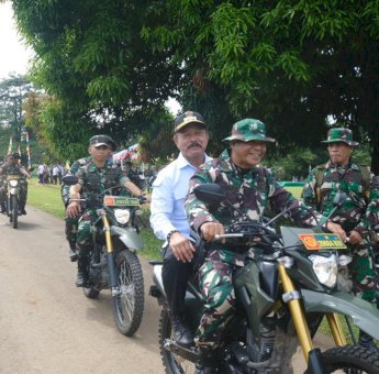 Wabup Gowa Lihat Langsung Penyelesaian Program TMMD di Pattallassang
