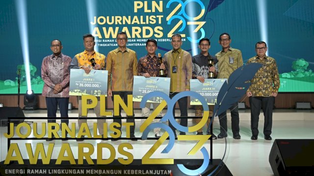 Dua Jurnalis Sulsel Terima Penghargaan Direktur Utama dalam PLN Journalist Awards 2023