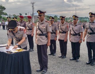 Kenali Pejabat Baru Polres Soppeng, Berikut Nama-Namanya
