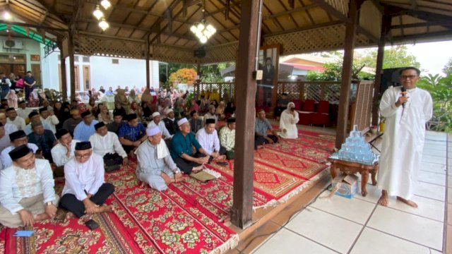 Suasana buka puasa bersama di kediaman pribadi Nurdin Abdullah di Bantaeng, Jumat (29/3/2024). (Foto: Istimewa)