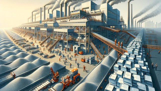 Ilustrasi hilirisasi nikel. (Dok. Int)