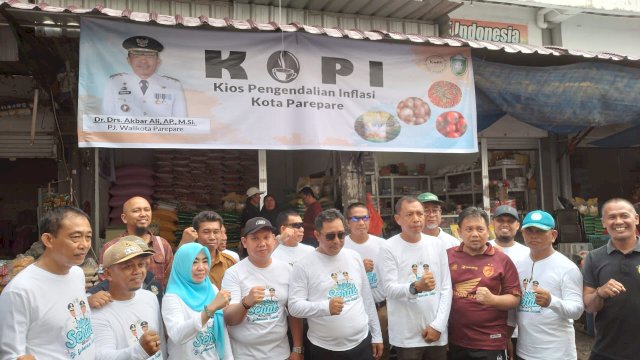 Penjabat Gubernur Sulsel Apresiasi Inovasi Penanganan Inflasi Kota Parepare melalui KOPI