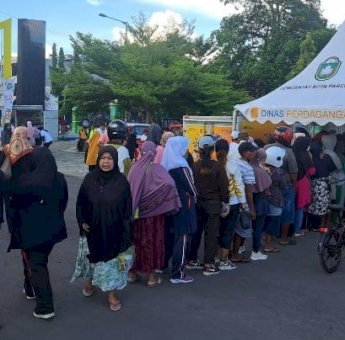 Pemkot Parepare Gelar Pasar Murah di Alun-alun Lapangan Andi Makkasau