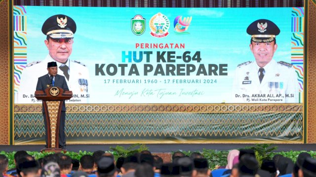 Pj Gubernur Dukung Akbar Ali Wujudkan Parepare jadi Kota Investasi