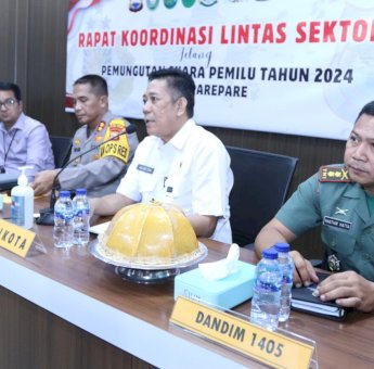 Rakor Forkopimda Jelang Pemungutan Suara Pemilu, Ini Kata Pj Wali Kota Parepare Akbar Ali