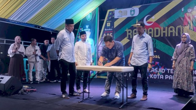 Pj Wali Kota Akbar Apresiasi Penyelenggara Event Pasar Ramadan