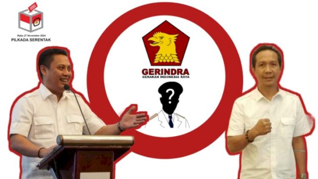 Ketua DPD Partai Gerindra Sulsel, Andi Iwan Darmawan Aras dan Ketua Partai Gerindra Bulukumba, Syahruni Haris. (Doc. Republiknews.co.id)