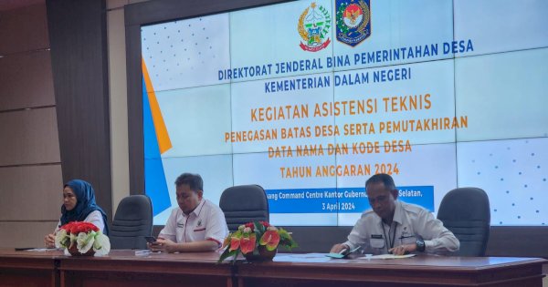 Kemendagri Update Data dan Batas Desa di Sulsel