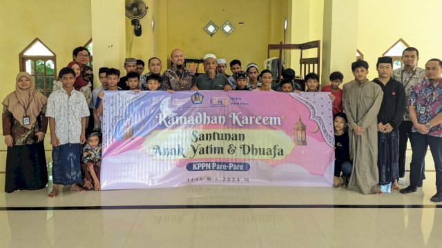 KPPN Parepare Berbagi Berkah Ramadan di Pesantren Al Birru