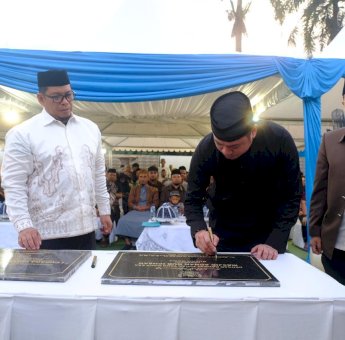 Bupati Gowa Resmikan Langsung Masjid Adnan Nur Ichsan dan Baruga Adnan-Kio