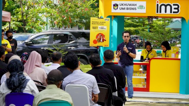 Digital Corner IM3 di lingkungan Unit Ukhuwah Bisnis. (Dok. Indosat Ooredoo Hutchison)