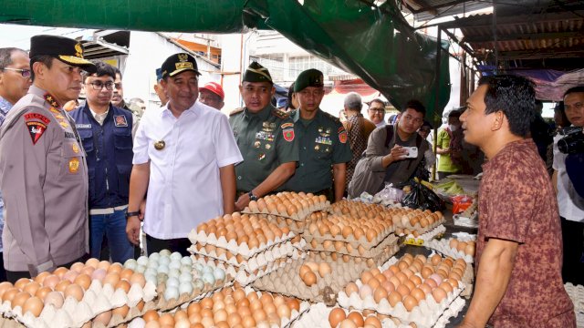 Dua Hari Jelang Lebaran, Pj Gubernur Sulsel Pastikan Harga Kebutuhan Pokok Tetap Terkendali