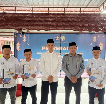 Dua Orang Langsung Bebas, 134 Warga Binaan Rutan Pinrang Terima Remisi Khusus Idulfitri Tahun 2024