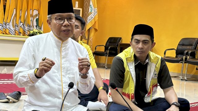 Ketua DPD I Golkar Sulsel, Taufan Pawe (kiri). (Foto: Istimewa)