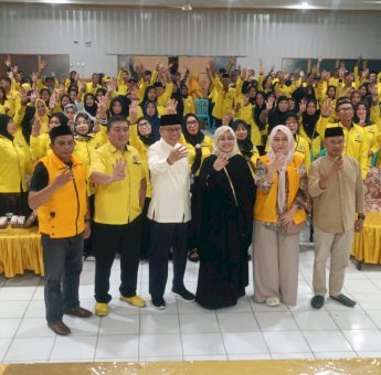 Kaharuddin Kadir Silaturahmi dengan Ratusan Tim Kerabat-Keluarga, Hadirkan Ketua Golkar Parepare dan Sulsel
