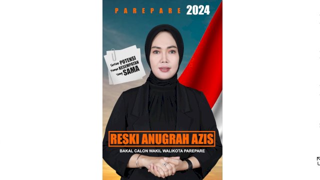 Mengalir Darah Politisi dan Pengalaman Perbankan, Reski Anugrah Azis Deklarasikan Diri jadi Bakal Calon Wakil Wali Kota Parepare