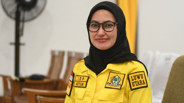 Ketua DPD II Golkar Luwu Utara, Indah Putri Indriani. (Foto: Istimewa)