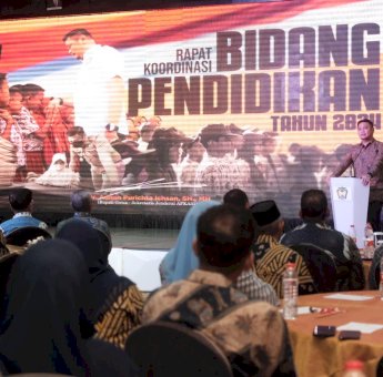 Buka Rakor Pendidikan Kabupaten, Bupati Gowa Bahas Indikator Peningkatan SDM