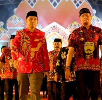Adnan-Kio Beri Semangat Kontingen Gowa di Pembukaan MTQ Tingkat Sulsel