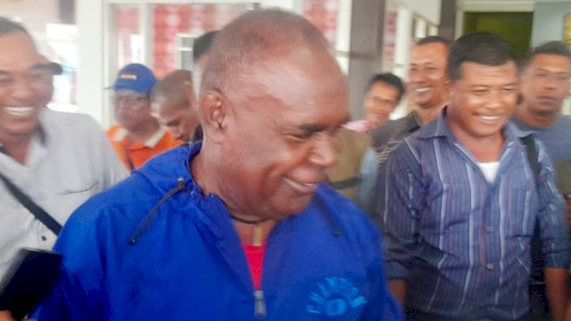 Bupati Merauke, Romanus Mbaraka. (Foto: Hendrik Resk / republiknews.co.id)