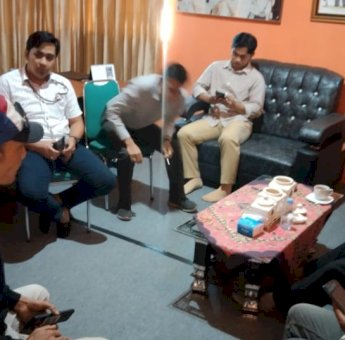 Datang di Bawaslu Soppeng, Anggota Panwaslu Kecamatan Existing Belum Puas Dengan Jawaban Komisioner