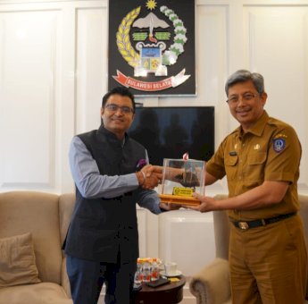 Terima Kunjungan Konjen India, Pj Sekda Sulsel Tawarkan Kerjasama Industri Pengolahan Sutera