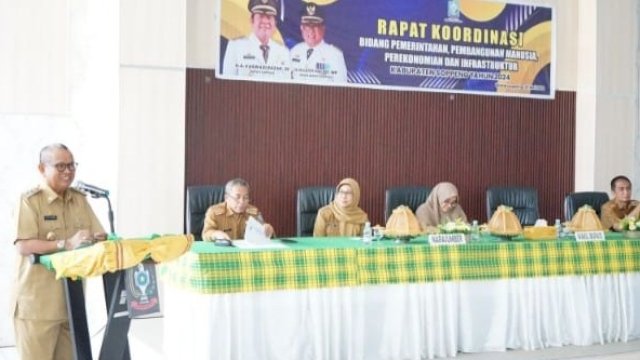 Wabup Soppeng Lutfi Halide Buka Rakor Pemantapan Tata Kelola Pemerintahan