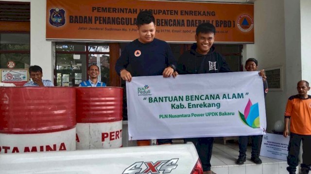 PLN Nusantara Power Bantu Penanganan Bencana di Enrekang: Kerjasama dengan BPBD untuk Pemulihan Cepat