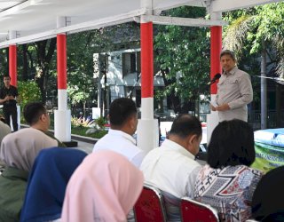 Pj Sekda Sulsel Lepas Bantuan Kemanusiaan OPD untuk Korban Bencana Banjir dan Tanah Longsor