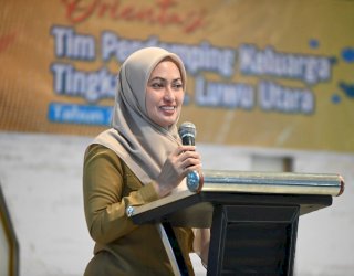 Prevalensi Stunting Lutra Terendah di Sulsel, Indah : Kuncinya di Tim Pendamping Keluarga