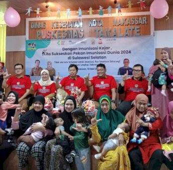 Pencanangan Pekan Imunisasi Dunia di Sulsel Dimulai, Zero-Dose Jadi Fokus Utama