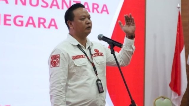 Ketua Gita Kumala Nusantara Kukar, Markus Widjaya saat menyampaikan sambutannya, Rabu (08/05/2024). (Istimewa)