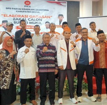 PKS Kabupaten Muna Gelar Elaborasi Gagasan Balon Bupati, Ini Visi Misi Bachrun