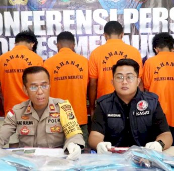 Ungkap Peredaran Narkotika di Merauke, Polisi Ringkus 4 Pelaku dan Sita Ratusan Gram Ganja