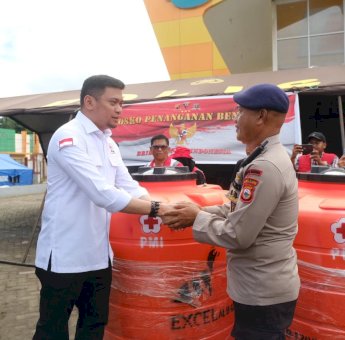 PMI Sulsel Salurkan Bantuan Kemanusiaan Untuk Korban Bencana Luwu