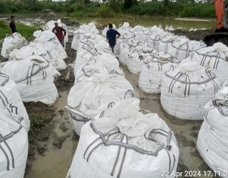 BBWS Pompengan Jeneberang : Penanganan Tanggul Jebol Di Luwu Utara Terkendala Air Masih Tinggi