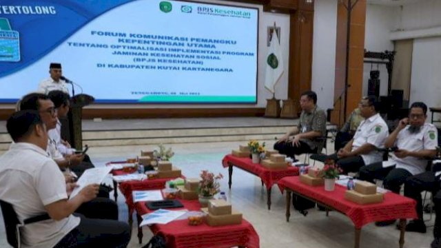 Suasana Forum Komunikasi Pemangku Kepentingan JKN di Tenggarong. (Istimewa)