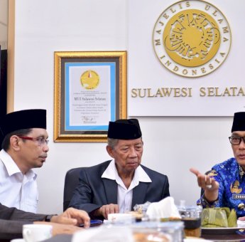 Perkuat Kerjasama dan Sinergi, Pj Gubernur Prof Zudan Temui Pengurus MUI Sulsel