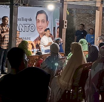 Antusiasme Warga Geddongnge Sambut Kesiapan Hermanto Maju di Pilkada Parepare