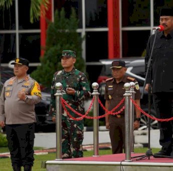 Upacara Harkitnas ke-116 di Kukar, Bupati Edi Gelorakan Semangat Kebangsaan