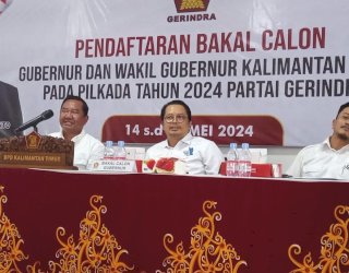 Wakil Ketua DPD RI Mahyudi Daftar Sebagai Bakal Calon Gubernur Kaltim di Partai Gerindra