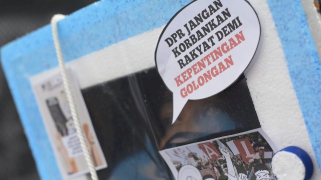 Aksi damai KJPP di depan Kantor DPRD Sulsel, Rabu, (22/05/2024). (Dok. KJPP)