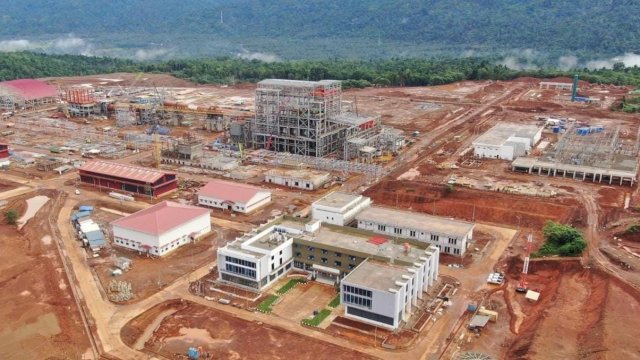 Site Pabrik Smelter pengolahan biji nickel PT Ceria Metalindo Prima yang terletak di Kecamata Wolo, Kabupaten Kolaka, Sulawesi Tenggara. (Istimewa)