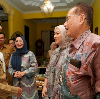 Prof Zudan Temui Prof Basri Hasanuddin, Diskusikan Pembangunan Sulsel