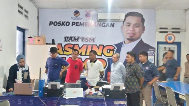 Posko Tasming Hamid Dipuji RMS, NasDem All-Out Menangkan Pilkada Parepare