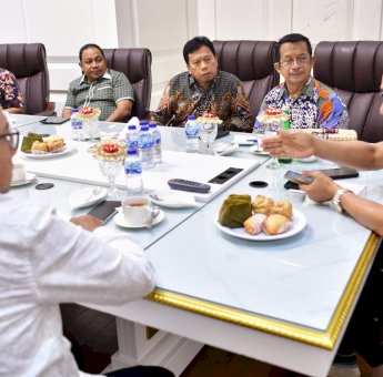 Capai Target Pendapatan 200 Persen, Manajemen RSUD La Mappapening Temui Pj Gubernur Sulsel